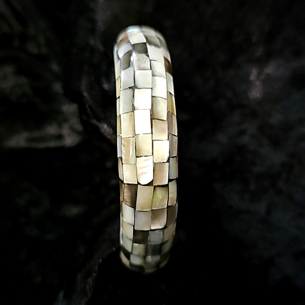 Mother of Pearl Bangle Bracelet